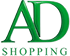 Logo da administradora AD Shopping no Shopping São Carlos